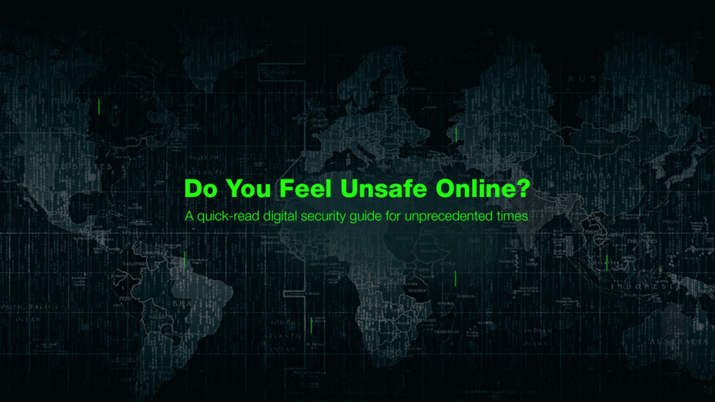 Do you feel unsafe online digital security and privacy