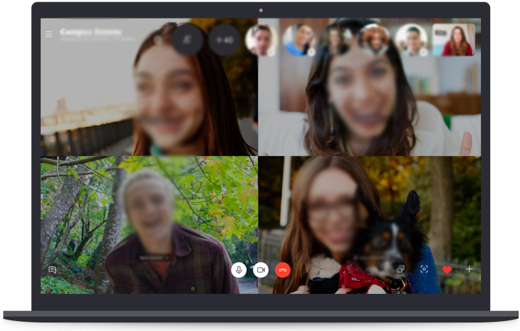 Group video calls