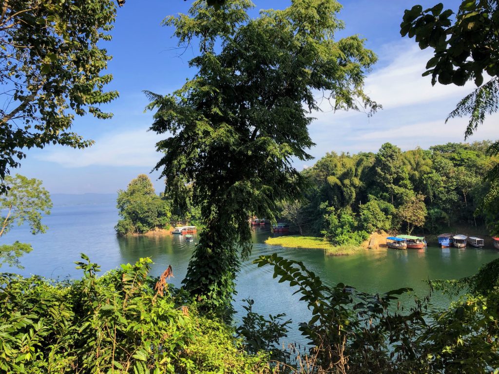 Rangamati view from Parjatan Hotel