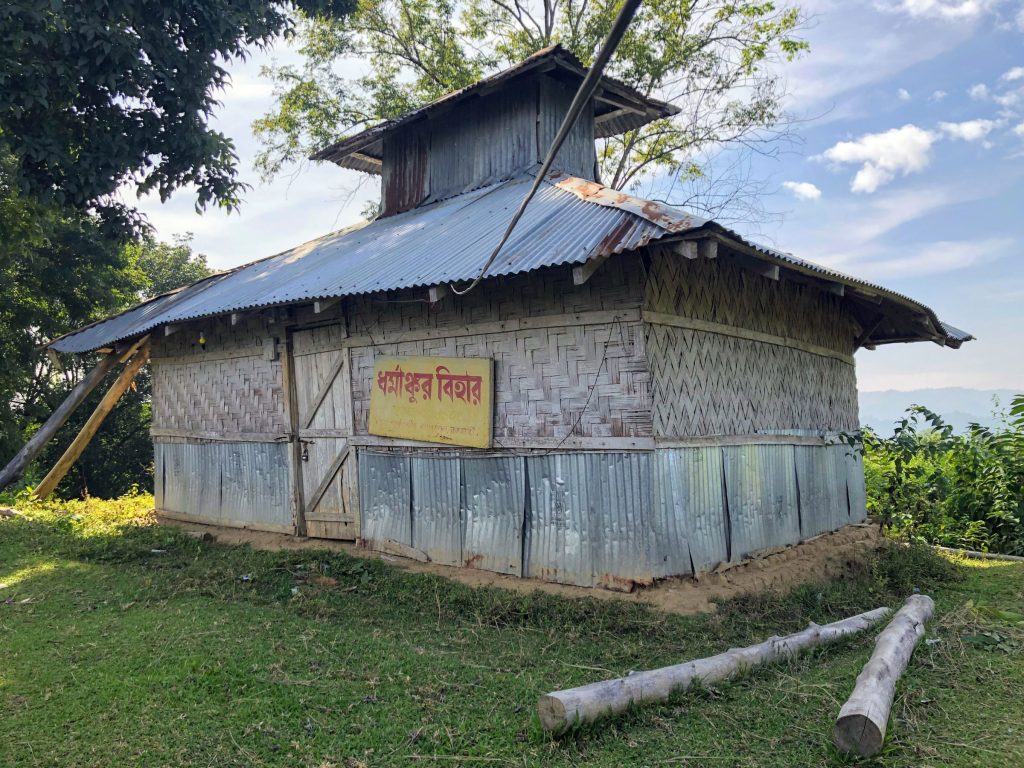 A hill-top temple at a Chakma village in Rangamati - Photo by Mohammad Tauheed